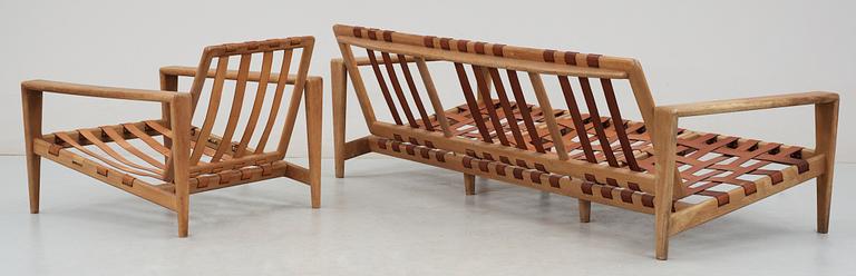 SOFFA SAMT FÅTÖLJ, Svante Skogh, 1950-60-tal.