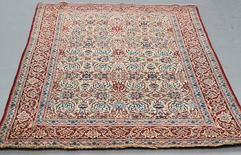 A RUG, semi-antique Nain Tuteshk, ca 241 x 149,5 x 160 cm.