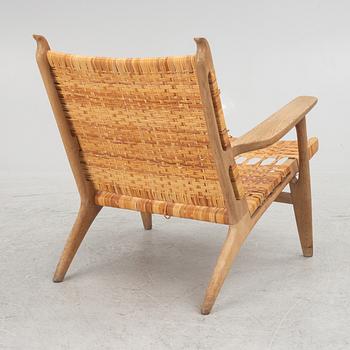 Hans J. Wegner, a model CH 27 lounge chair, Carl Hanse &Son, Denmark.