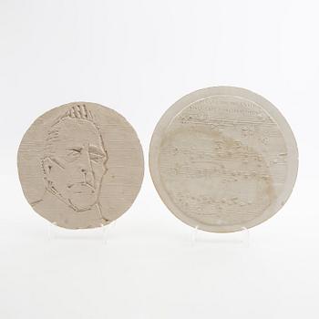 Arne Jones, reliefs 2 pcs, "Berwald", 1968-69.