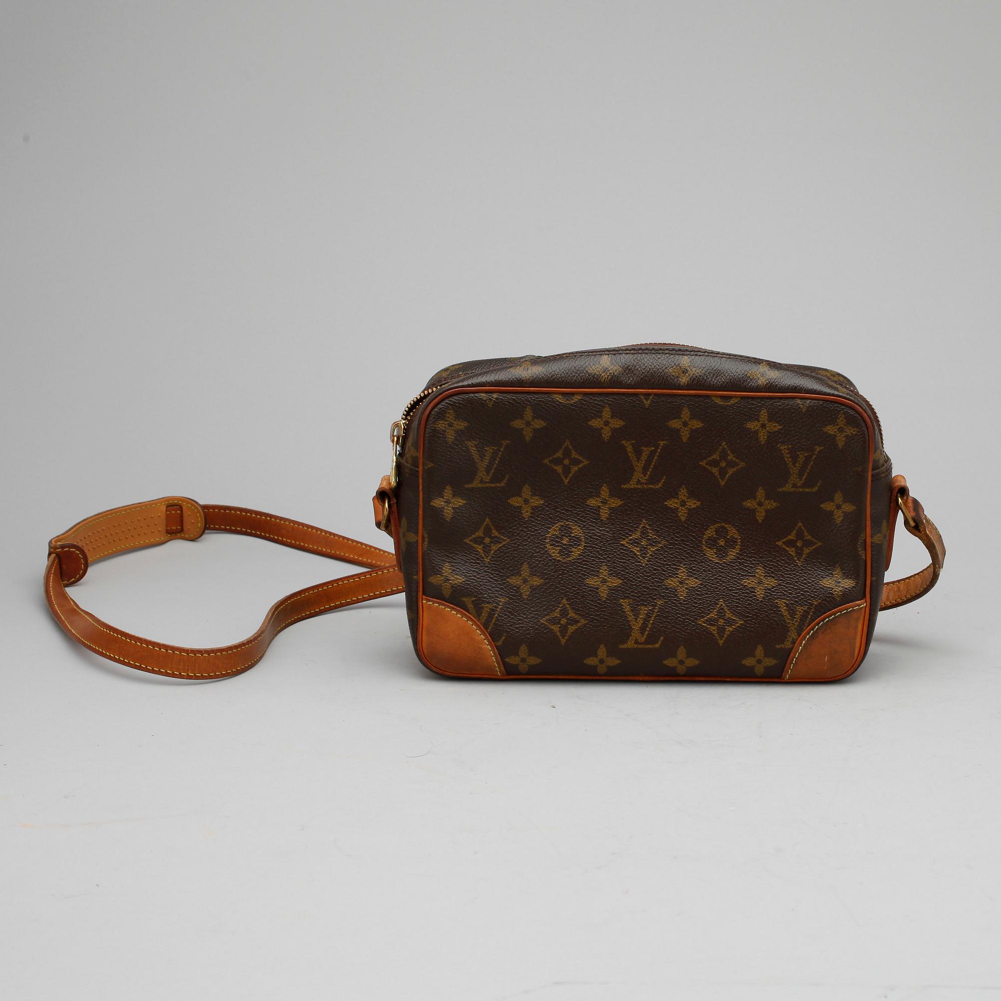 HANDVÄSKA, Louis Vuitton, axelväska 1980-tal.