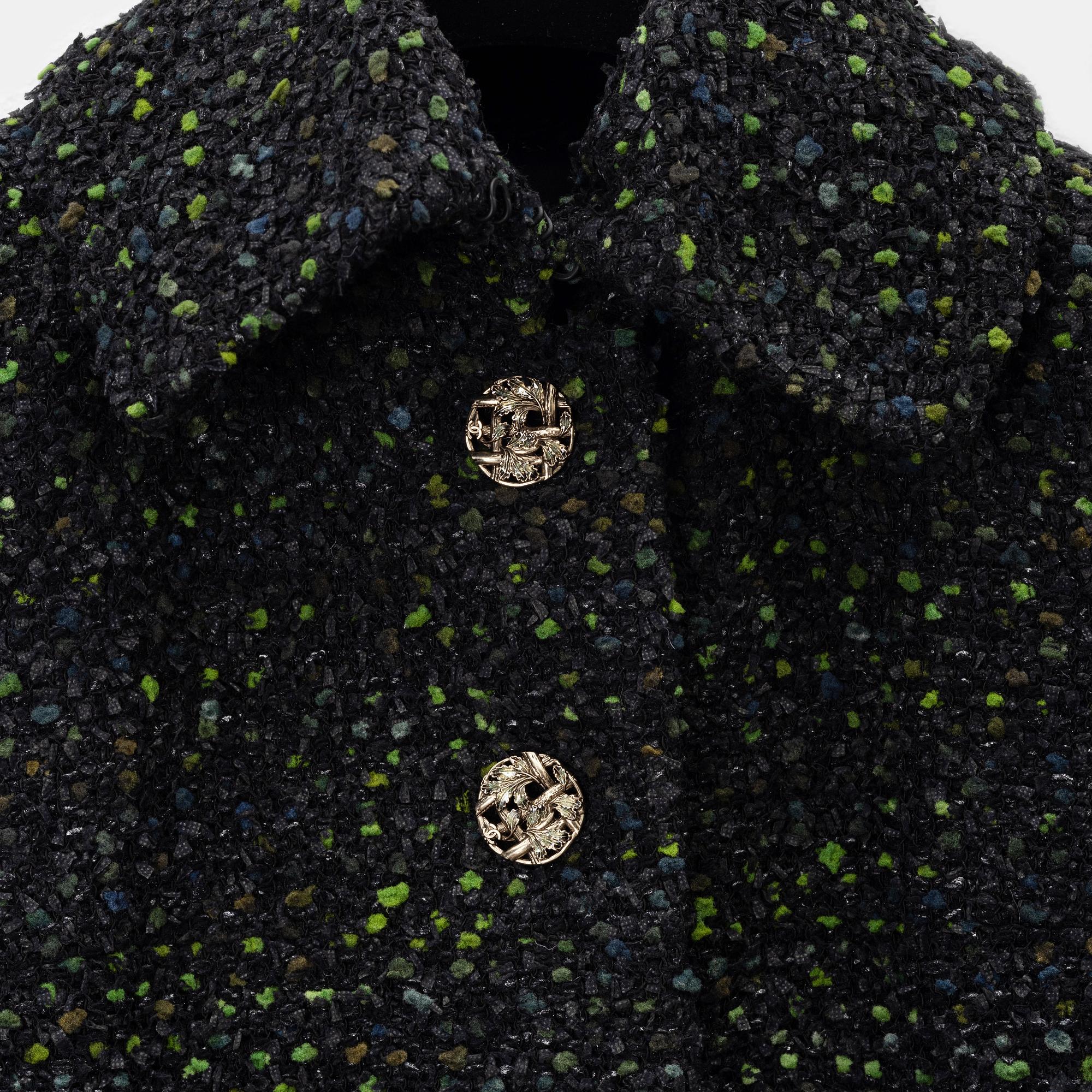 Chanel, kappa, "Fantasy Tweed", storlek 34.