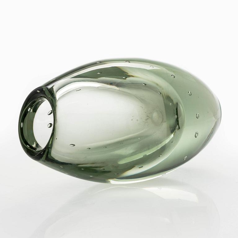 Gunnel Nyman, maljakko, "Helminauha", signeerattu G. Nyman, Nuutajärvi Notsjö -54.