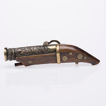 PISTOL, "Teppo" luntlåspistol, Japan 1800-talets senare hälft.