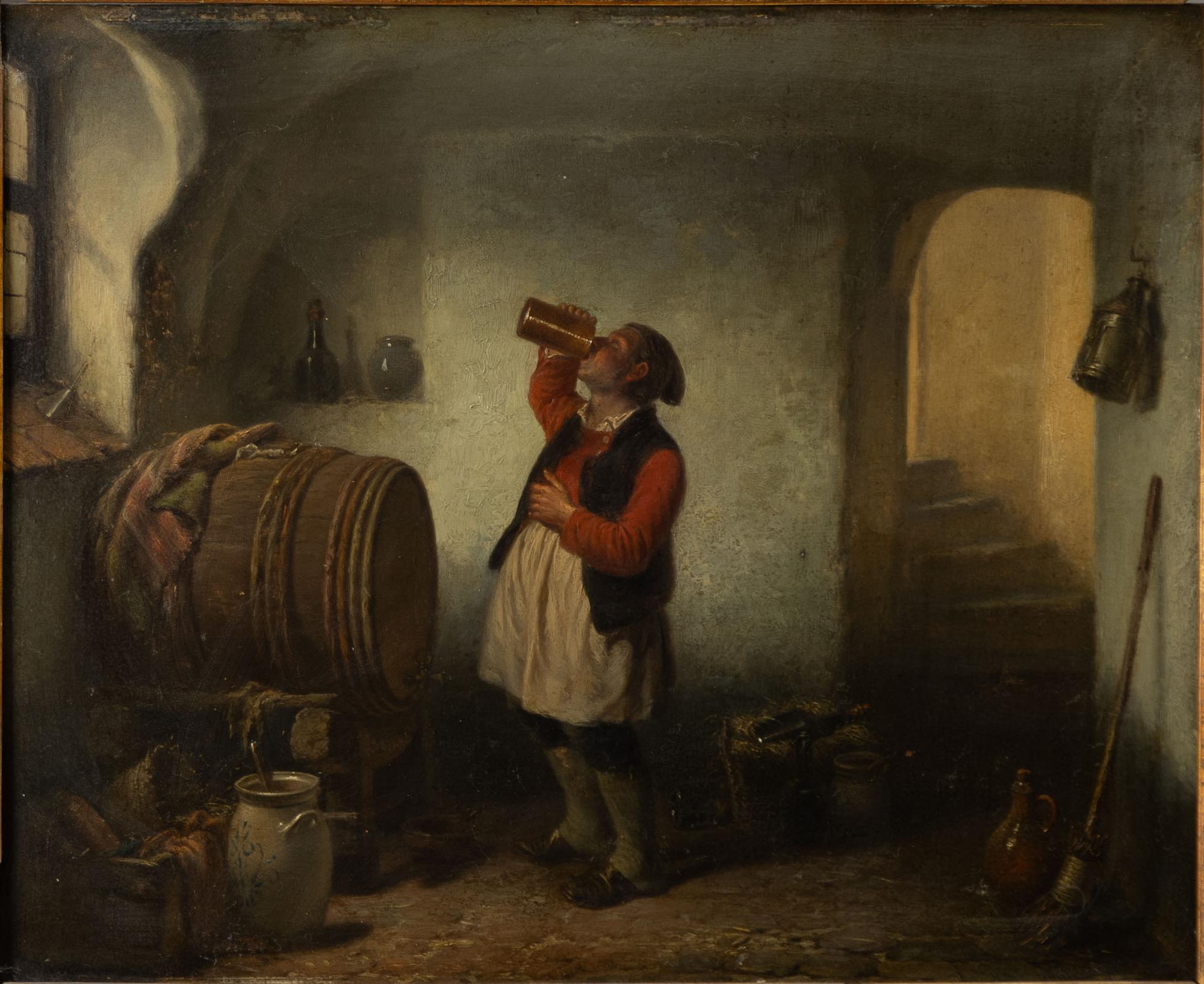 Unknown artist, 19th century, In the Wine Cellar.