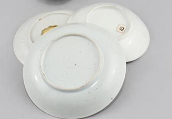 PARTI PORSLIN, 13 delar, porslin, Kina, 1700/1800-tal.