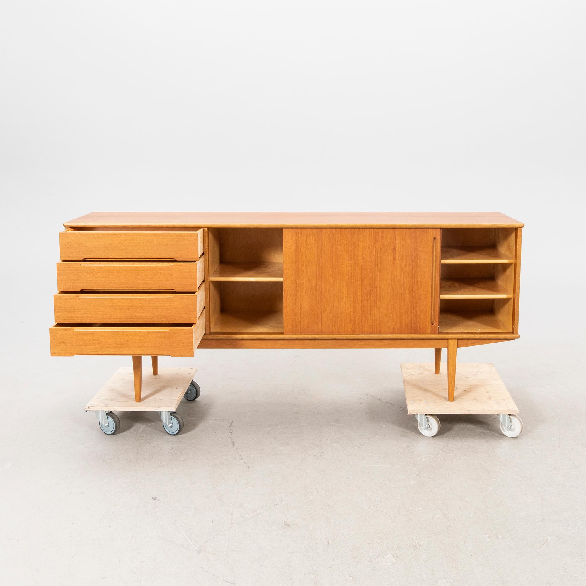 A 1960s teak sideboard.