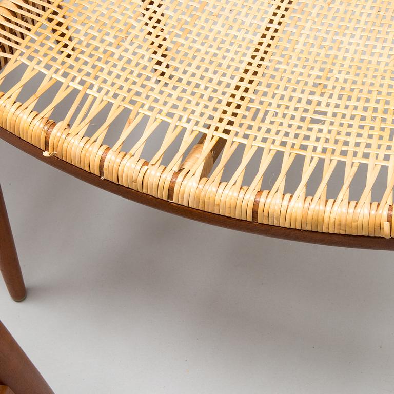 Hans J Wegner, Karmstolar, 6 st, "The Round Chair", Johannes Hansen Möbelsnedkeri, Danmark, 1950-tal.