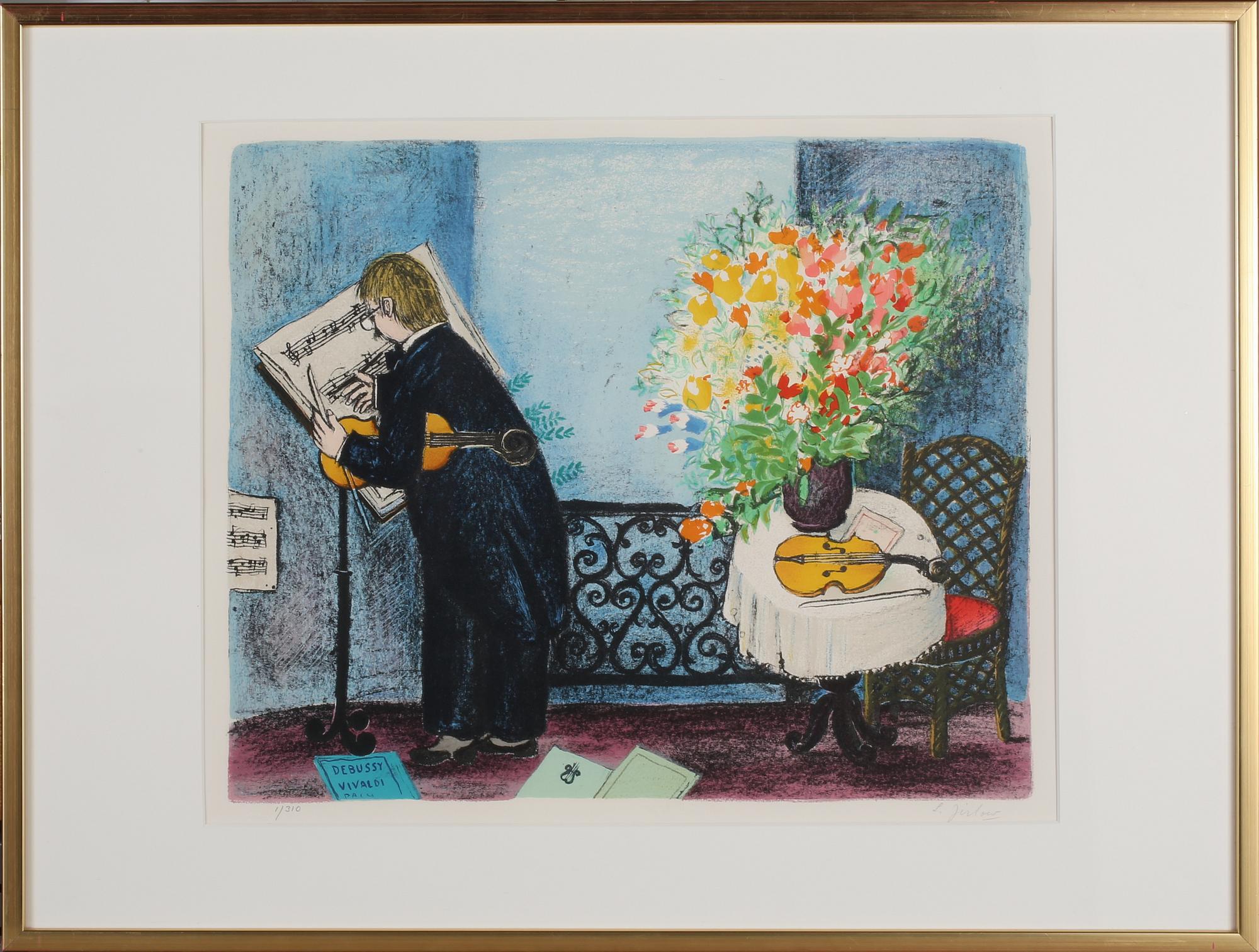 LENNART JIRLOW, färglitografi, signerad och numrerad 1/310.