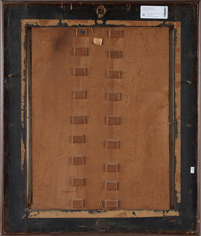 Rembrandt Harmensz van Rijn Hans efterföljd, Dam med pälsbrämad jacka.