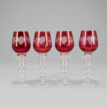 REMMARE, 14 st, glas, omkring 1900-talets mitt.