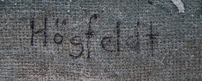 ROBERT HÖGFELDT, olja på duk, sign.