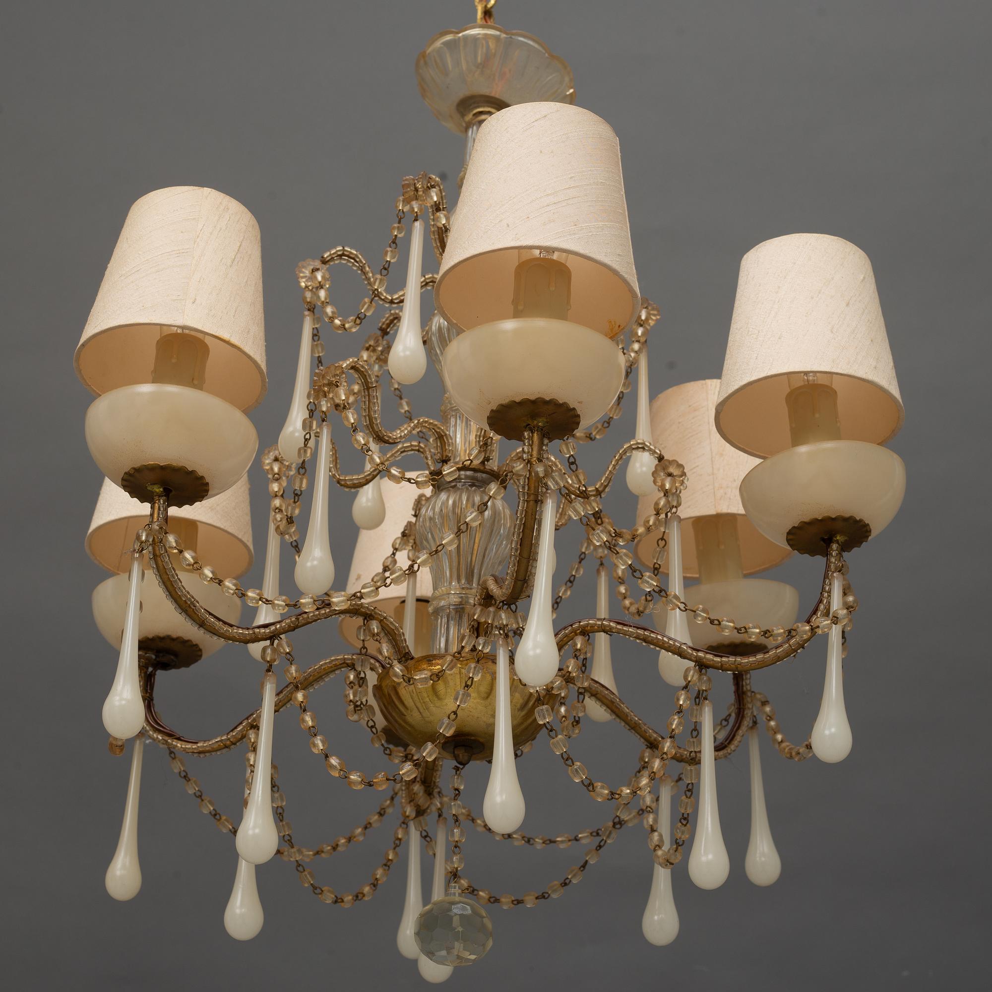 A chandelier, Italy, mid-20th Century.