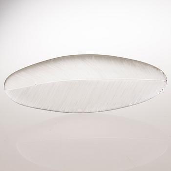 A Sulka (Feather) glass bowl signed Tapio Wirkkala, Iittala -58.