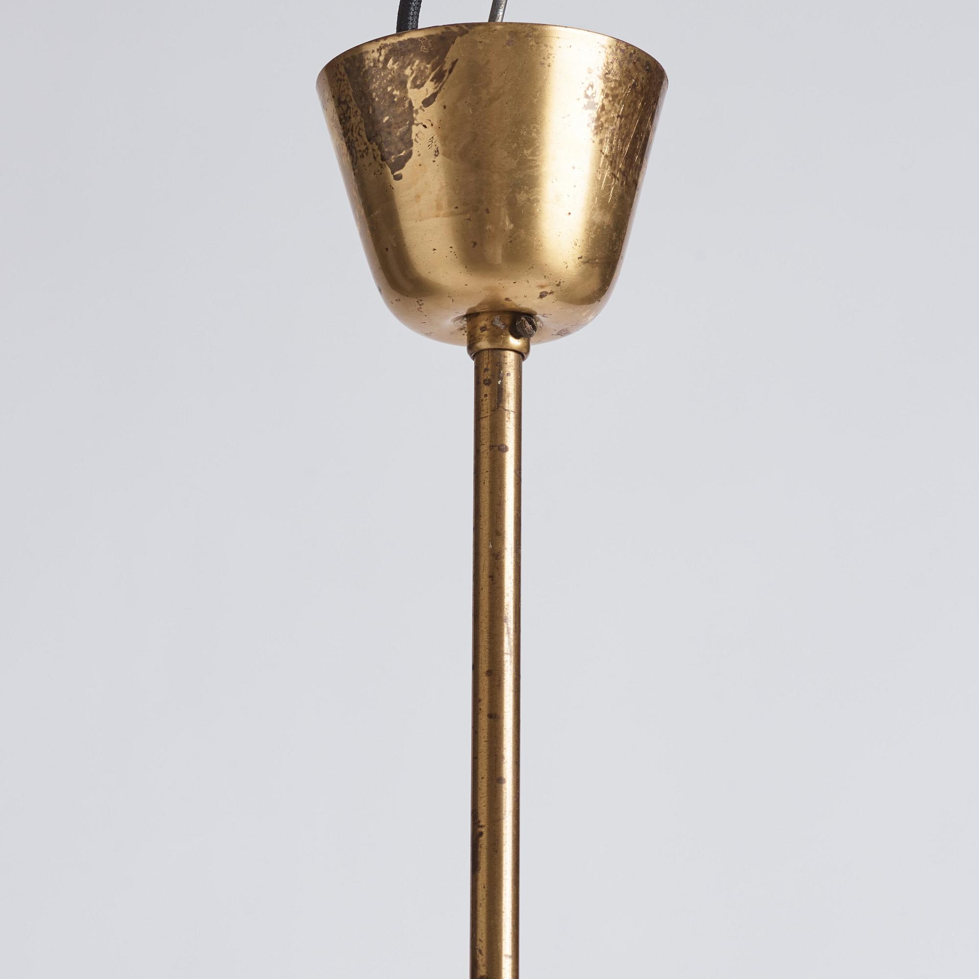 Harald Notini, a pair of ceiling lamps, model '11335/A', Arvid Böhlmarks Lampfabrik, Sweden, 1940s.