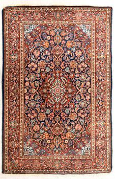 A semiantique Kashan carpet ca 200x136 cm.