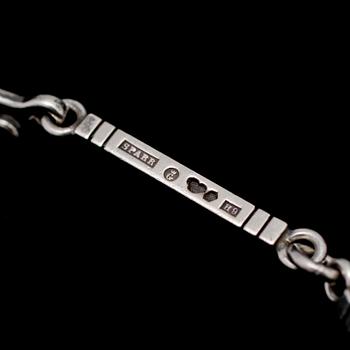 COLLIER, silver, Silversmedjan Sparrhornet, Göteborg, 1958. Vikt 24 g.
