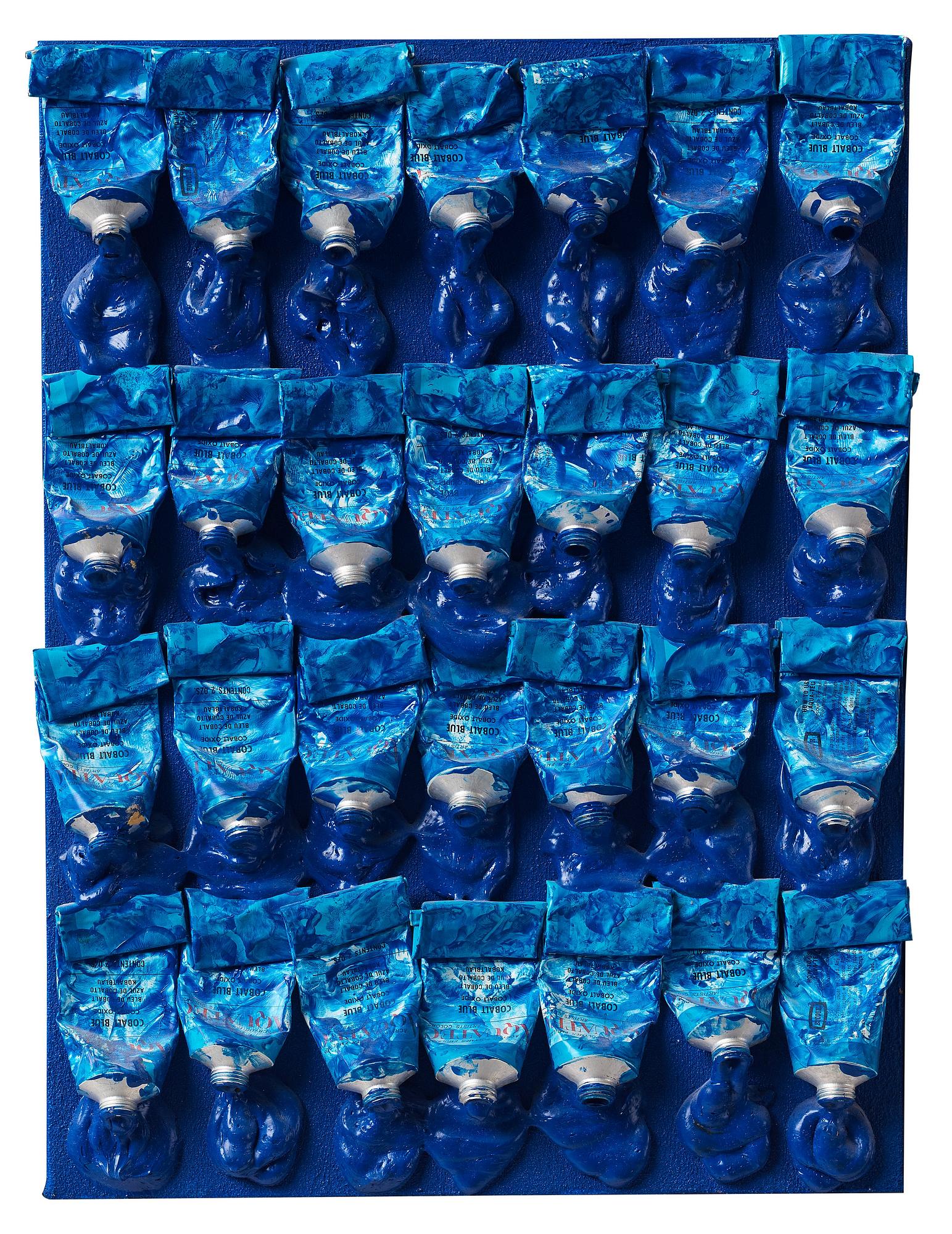 Arman (Armand Pierre Fernandez), "Monochrome Accumulation No. 13".