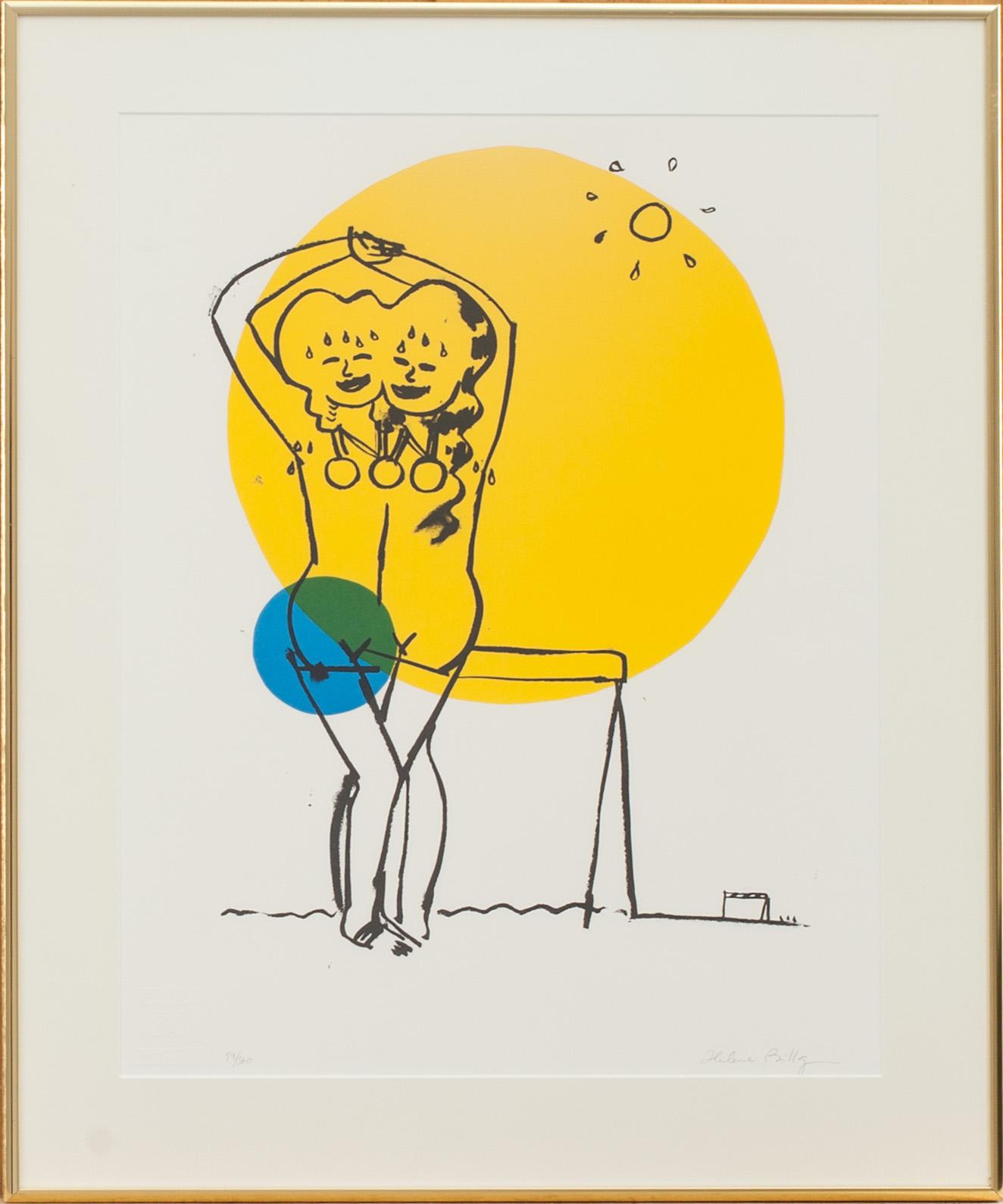 HELENE BILLGREN, färglitografi, signerad och numrerad 94/360.