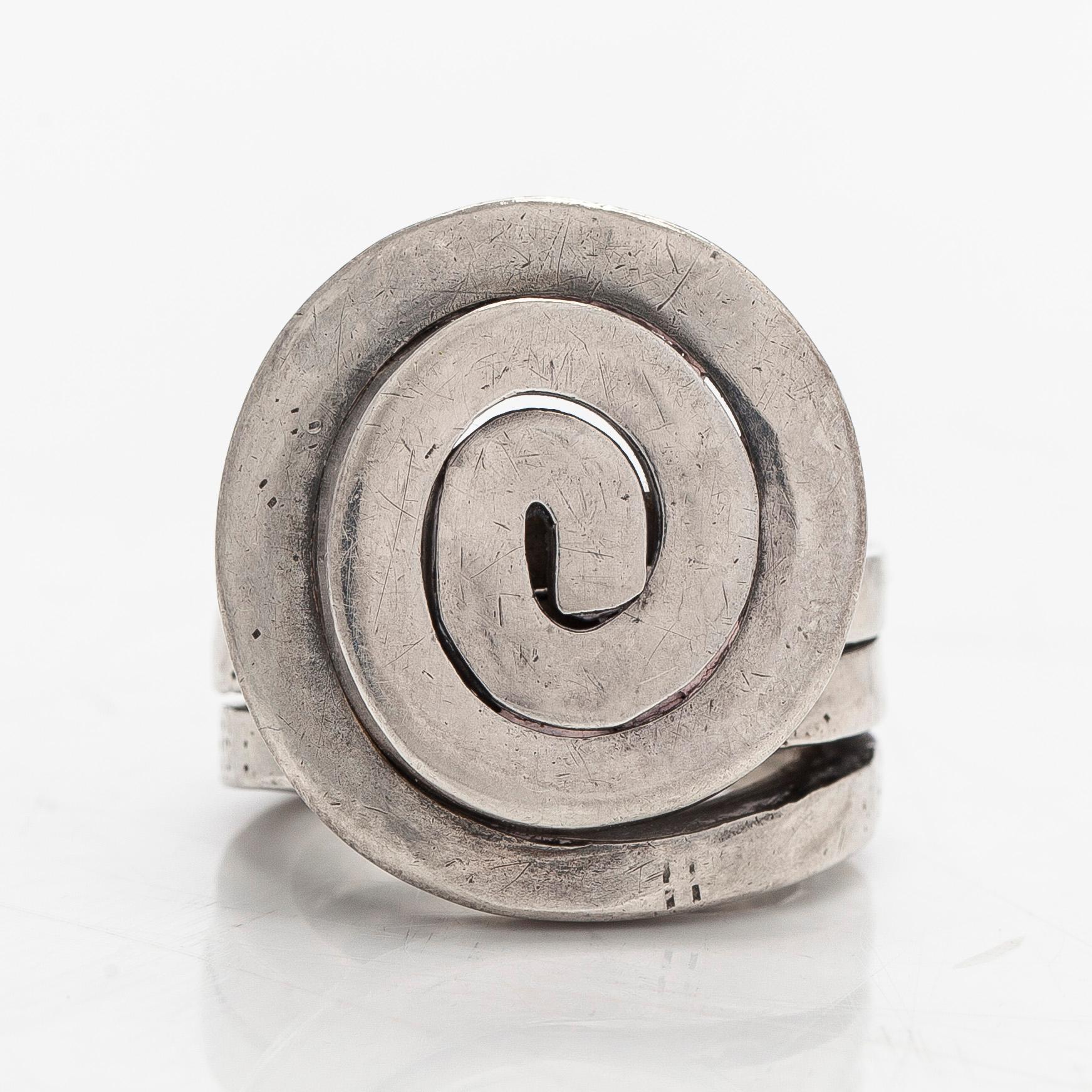 Alexander Calder, a late 1930s silver ring.