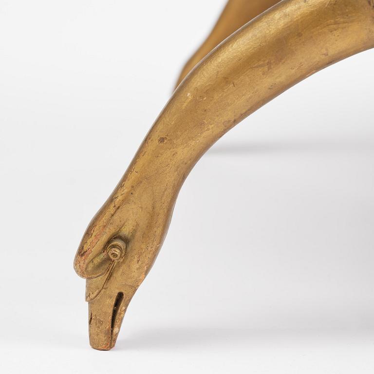 A pair of late Gustavian stools attributed to E. Ståhl (master in Stockholm 1794-1820).