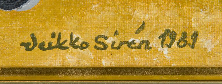 Veikko Sirén, "Matkatauolla" (På en resa-paus).