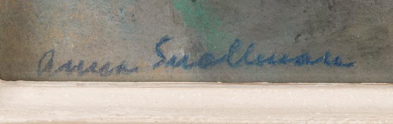 ANNA SNELLMAN, pastel, signed.