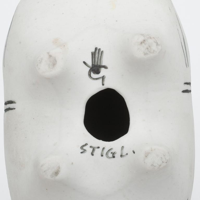 FIGURIN, stengods, "Springare", Stig Lindberg, Gustavsbergs Studio. Tillverkad mellan åren 1952-1972.