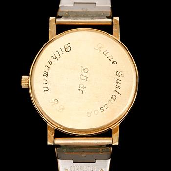 HERRARMBANDSUR, 18 k, Omega Seamaster Quartz.