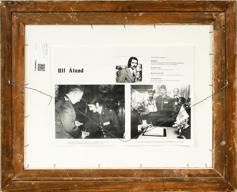 ULF ÅLUND, akvarell, signerad.