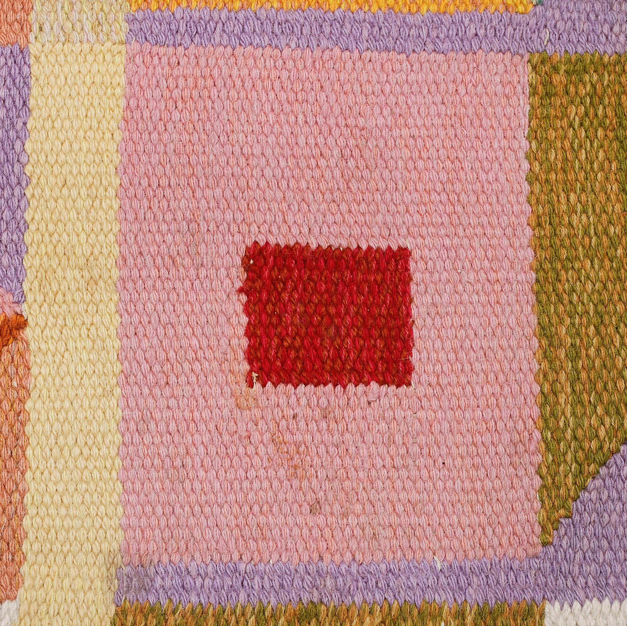 Agda Österberg, MATTA, rölakan, osignerad, ca 209 x 135,5 cm, tillskriven Agda Österberg.