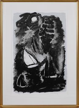 GUSTAV RUDBERG, litografi, signerad och numrerad 8/50.