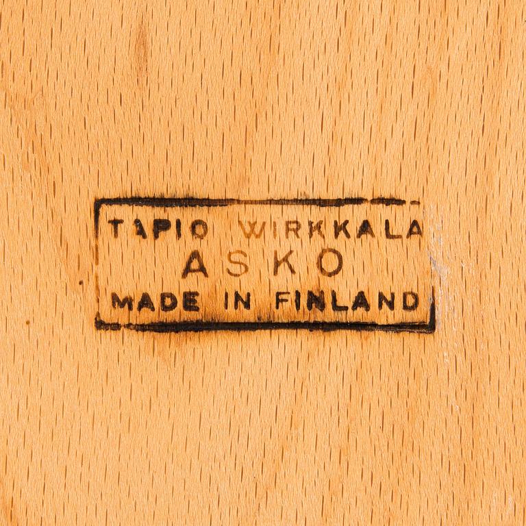 TAPIO WIRKKALA, SOFFBORD. Brännstämplat Tapio Wirkkala, Asko, Made in Finland. 1960-tal.