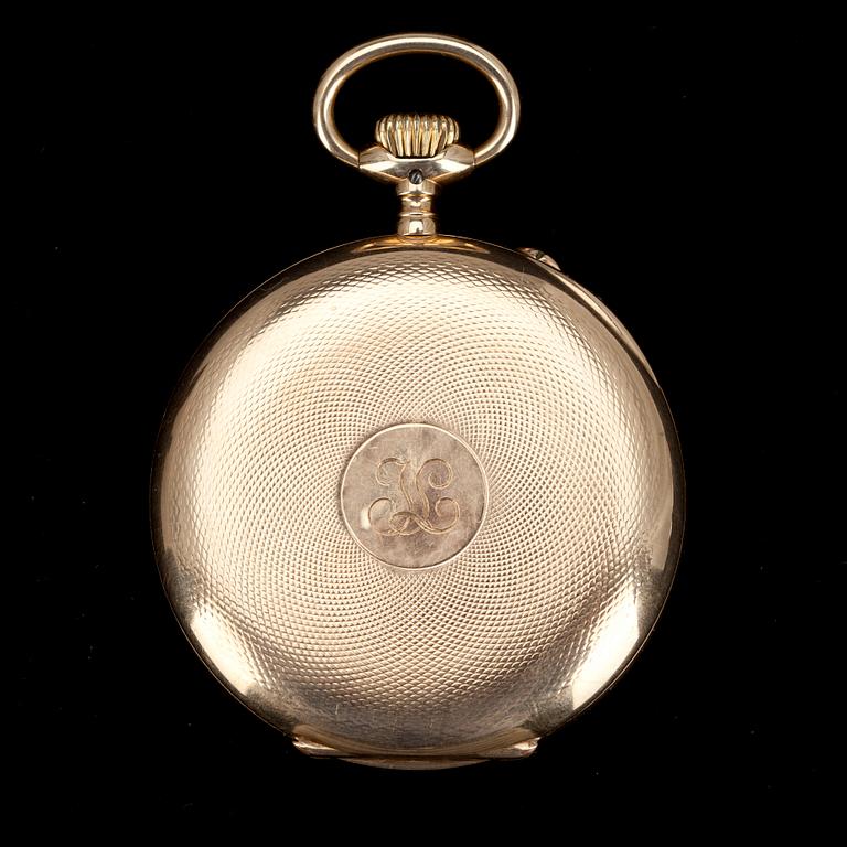 FICKUR, IWC Shauffhausen 14K kultaa. 1920-tal. Totalvikt 93 g.