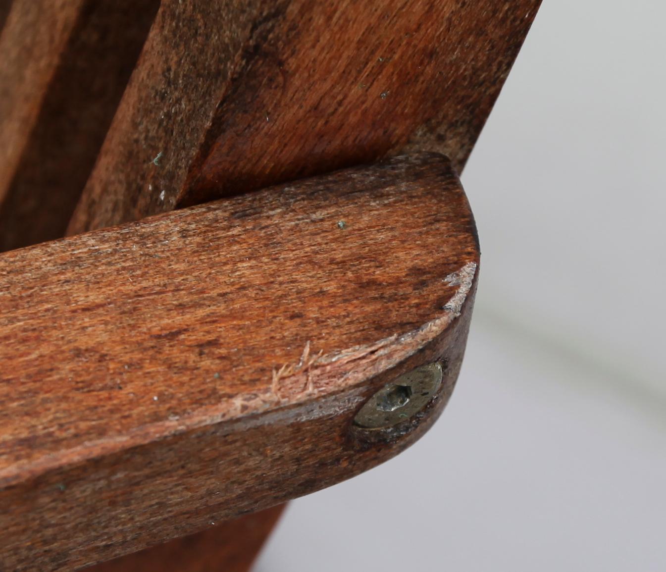 TRÄDGÅRDSSTOLAR, 3 st, 1900-talets andra hälft.