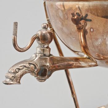 SAMOVAR, nysilver, A.G Dufva, tidigt 1900-tal.