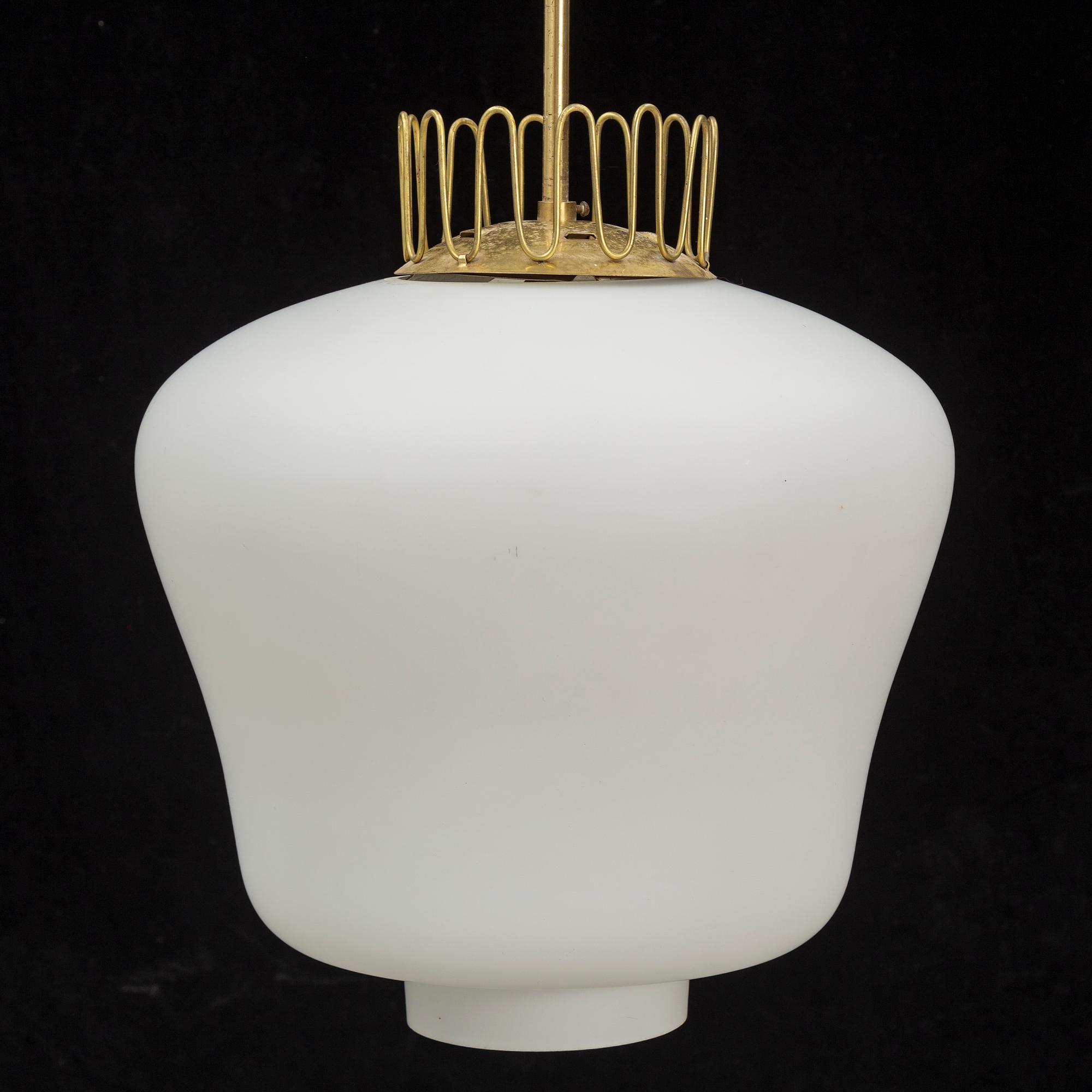 a Swedish Modern ceiling lamp from the 1940's.