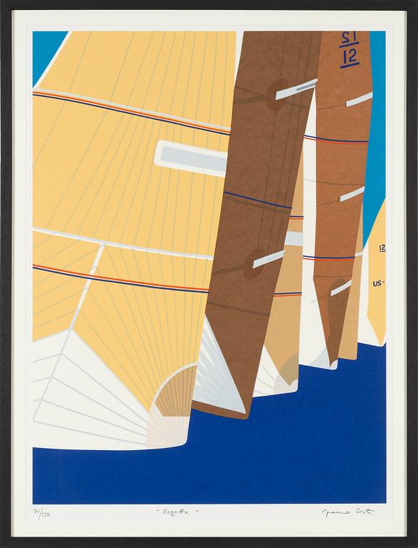 Franco Costa, färgserigrafi, signerad 71/250.