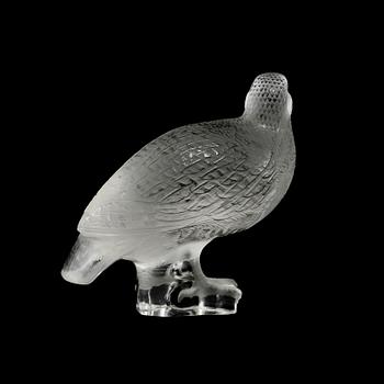 FIGURIN, glas, Lalique, 1900-talets andra hälft.