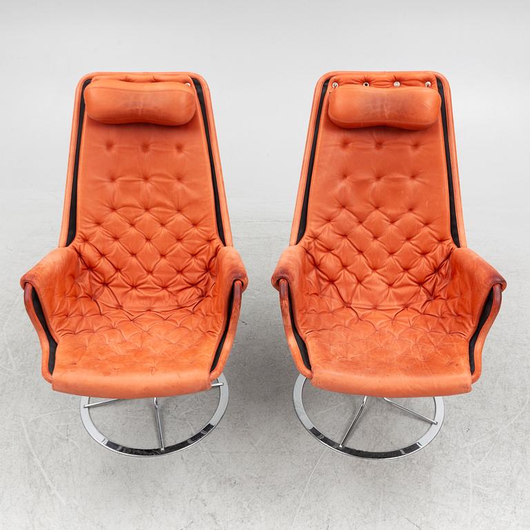 Bruno Mathsson, armchairs, a pair, "Jetson", Dux, late 20th century.