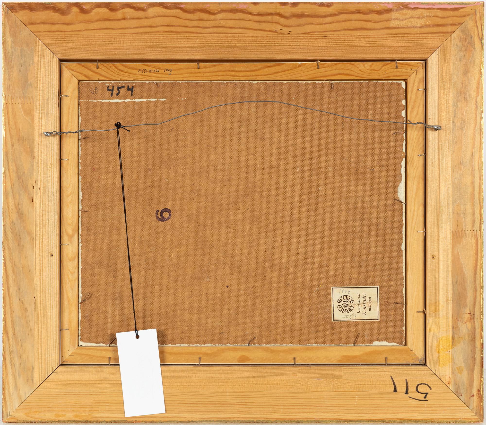 Axel Olson, Strandmotiv.