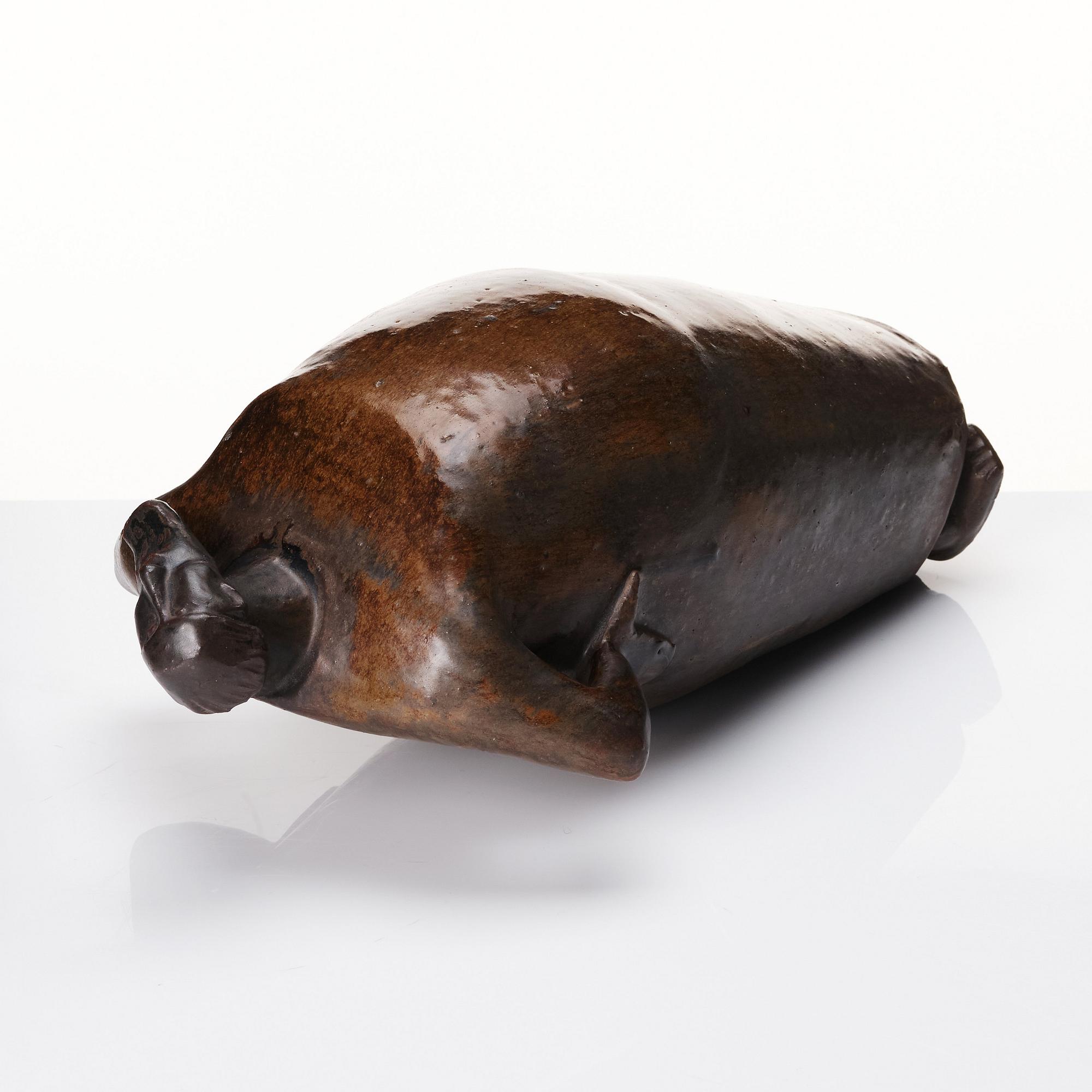 Åke Holm, a stoneware sculpture, Höganäs, Sweden probably 1950s.