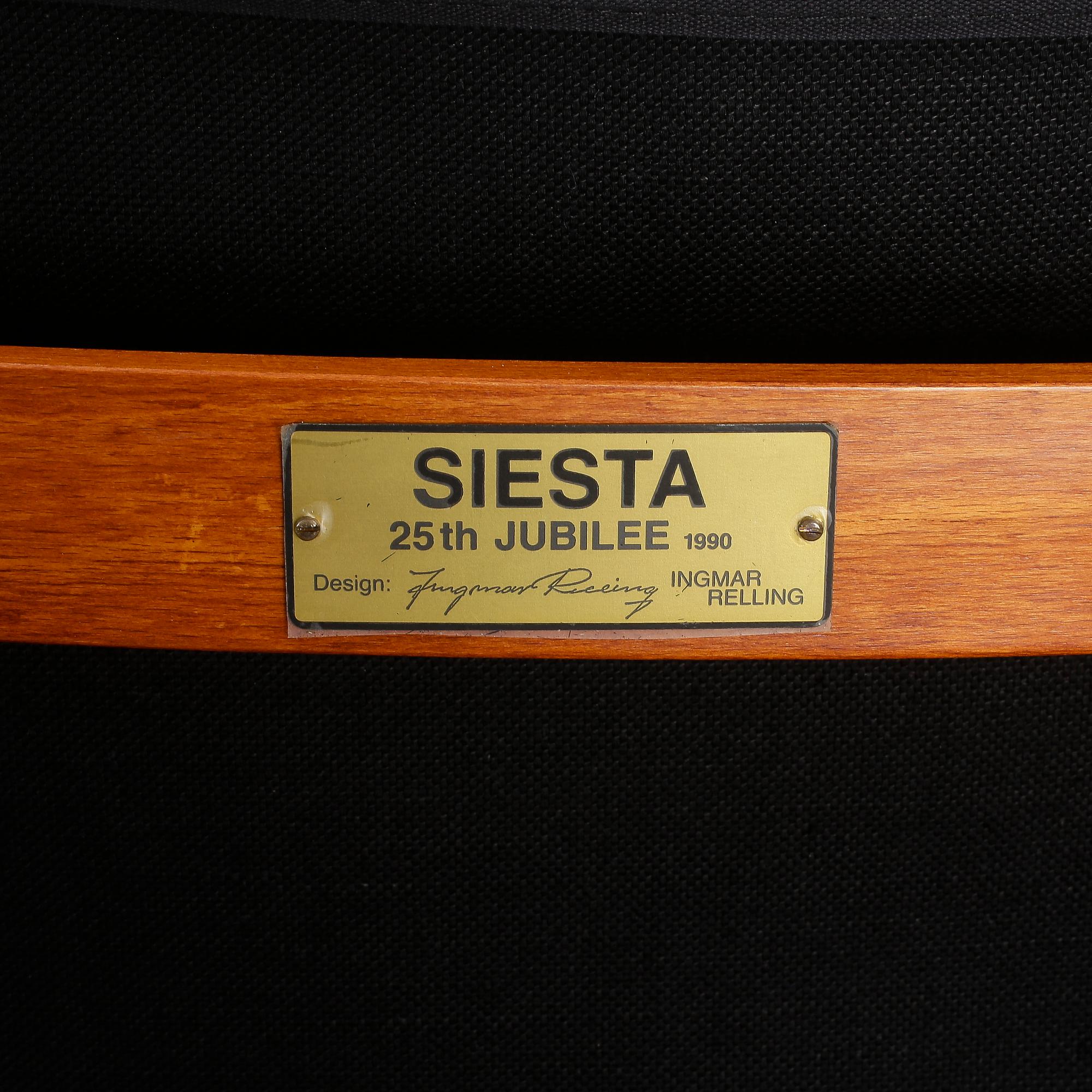 FÅTÖLJ med FOTPALL, "Siesta", Ingmar Relling, Norge, 1900-talets andra hälft.