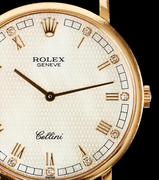 Rolex - Cellini. Guld. Manuell. Ø 32 mm. 1995.