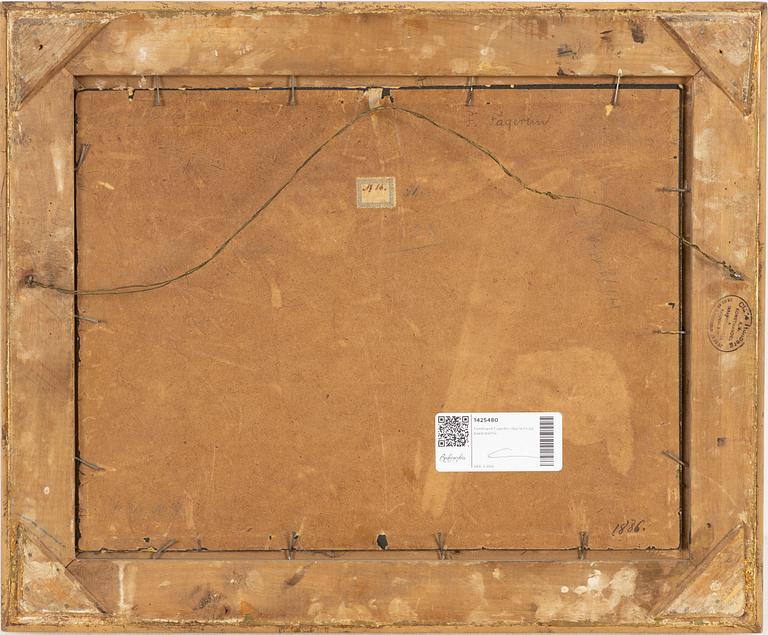 Ferdinand Fagerlin, oil/sketch on papaer-panel.