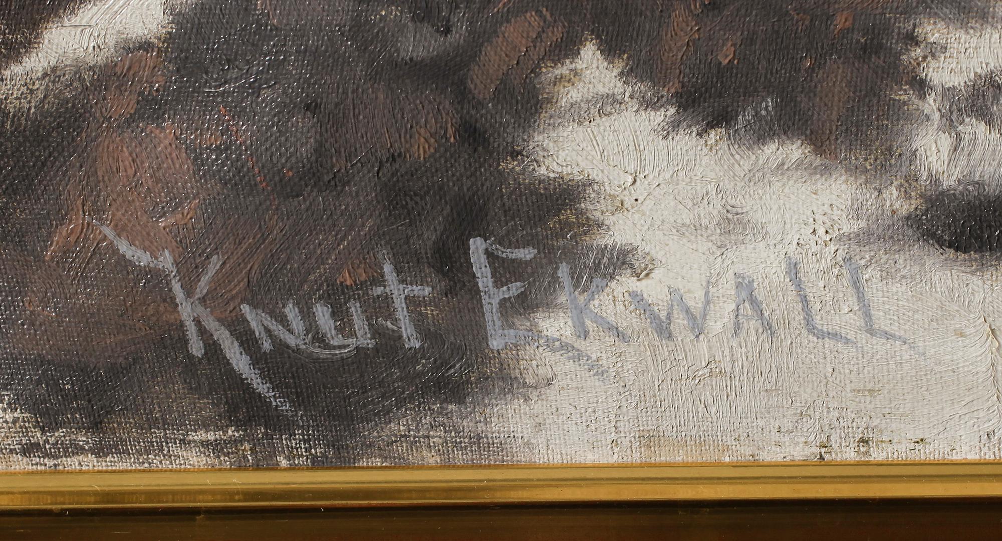 KNUT EKWALL, olja på duk, signerad.