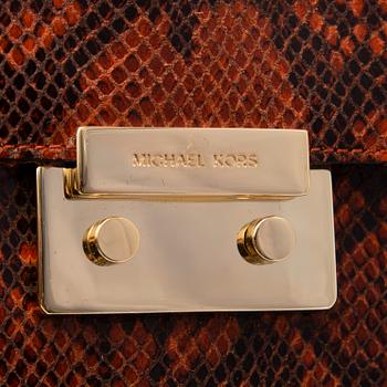 Michael Kors Python Print Leather Bag.