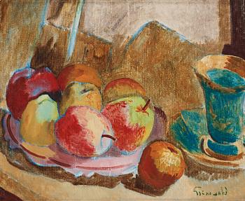 Isaac Grünewald, Still life with apples.