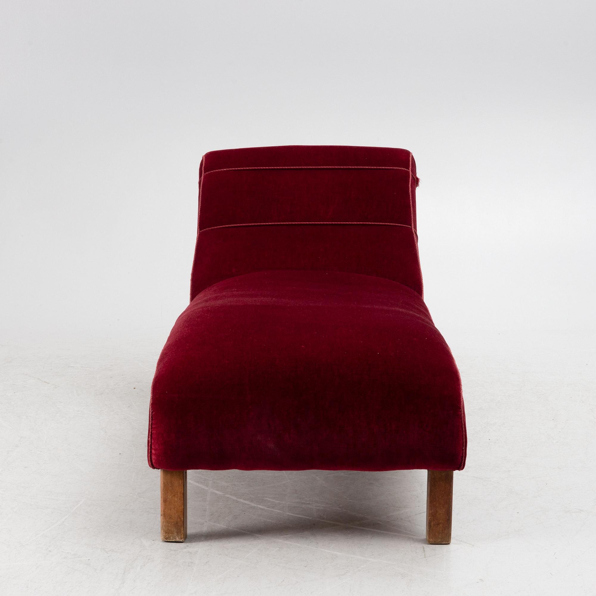 Schäslong/ divan, 1900-talets första hälft.