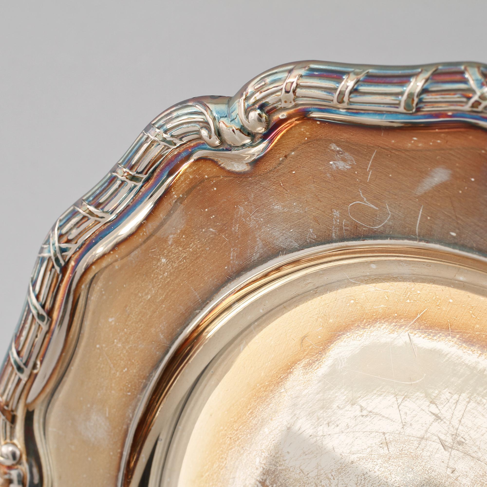 KUVERTTALLRIKAR, 11 + 1, silver, mestadels CG Hallberg, Stockholm, 1900-talets andra kvartal. Vikt 4 180 g.